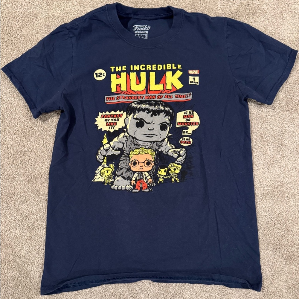 Marvel Collector Corps Funko The Incredible Hulk First Appearance Shirt XS